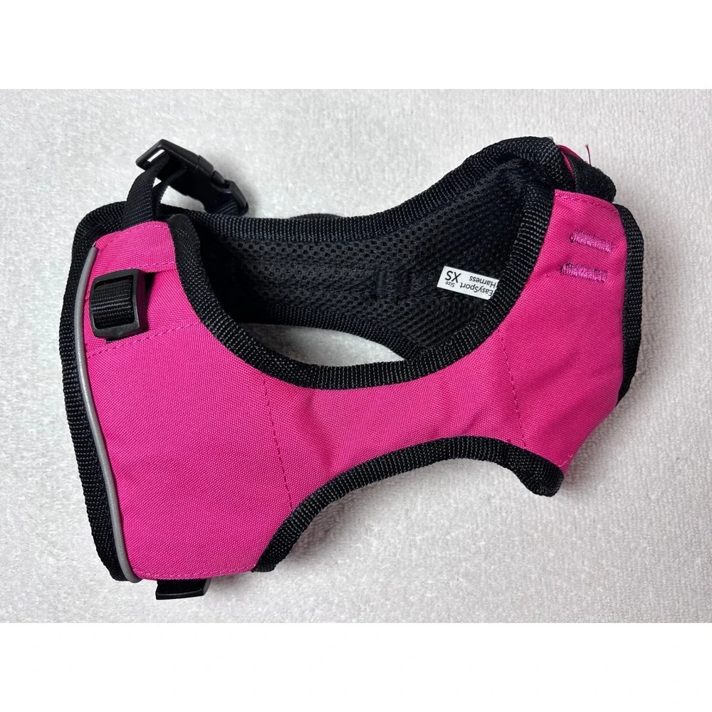 PetSafe EasySport Dog Harness Pink Black Reflective Padded Handle Size XS